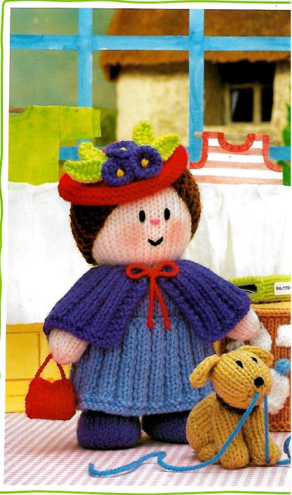 JEAN GREENHOWE LITTLE DUMPLING DOLLS PT.1- THE VILLAGE LADIES KNITTING BOOK - Image 6