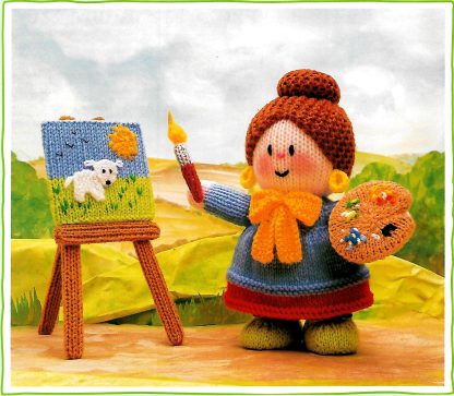 JEAN GREENHOWE LITTLE DUMPLING DOLLS PT.1- THE VILLAGE LADIES KNITTING BOOK - Image 5