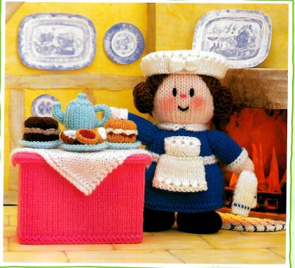 JEAN GREENHOWE LITTLE DUMPLING DOLLS PT.1- THE VILLAGE LADIES KNITTING BOOK - Image 3