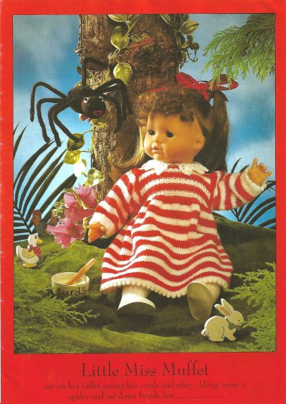 LITTLEWOODS LITTLE BO-PEEP & FRIENDS DOLL/TOY KNITTING BOOK - Image 7