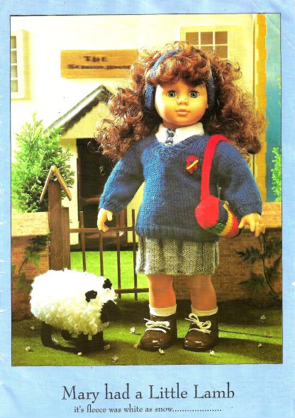 LITTLEWOODS LITTLE BO-PEEP & FRIENDS DOLL/TOY KNITTING BOOK - Image 5