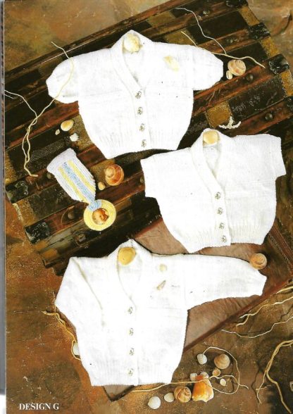 SIRDAR BABY WHITE KNITTING BOOK 208 - Image 6