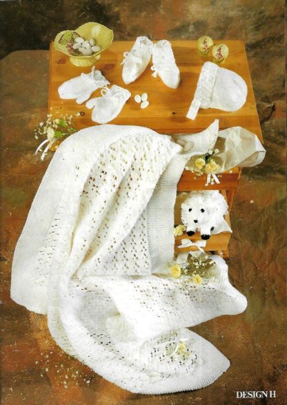 SIRDAR BABY WHITE KNITTING BOOK 208 - Image 7