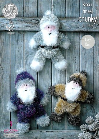 KING COLE 9031 NEW TOY KNITTING PATTERN
