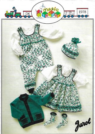 JAROL E978 KNITTING PATTERN