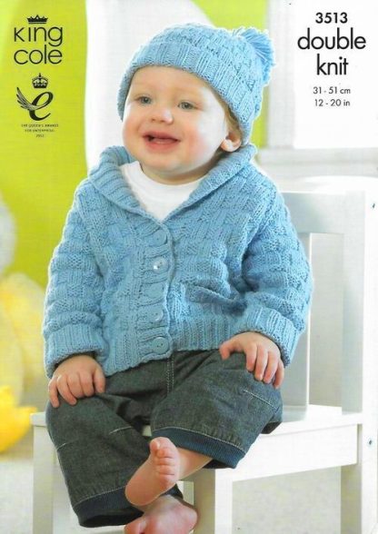 KING COLE 3513 KNITTING PATTERN