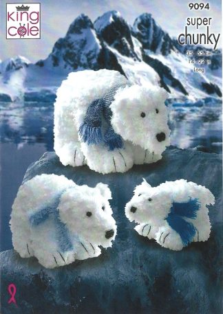 KING COLE 9094 TOY KNITTING PATTERN