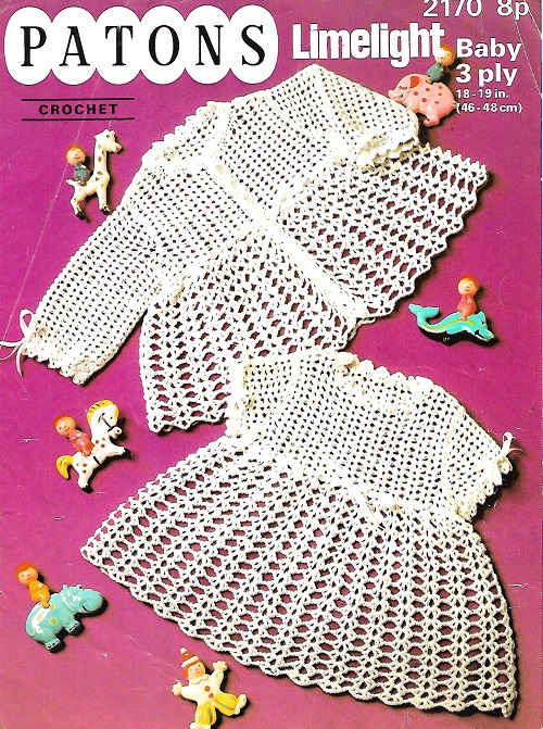 PATONS 2170 VINTAGE CROCHET PATTERN | Rock The Cradle Patterns