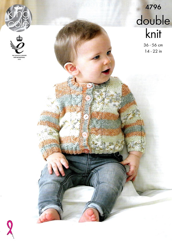 KING COLE 4796 NEW KNITTING PATTERN | Rock The Cradle Patterns