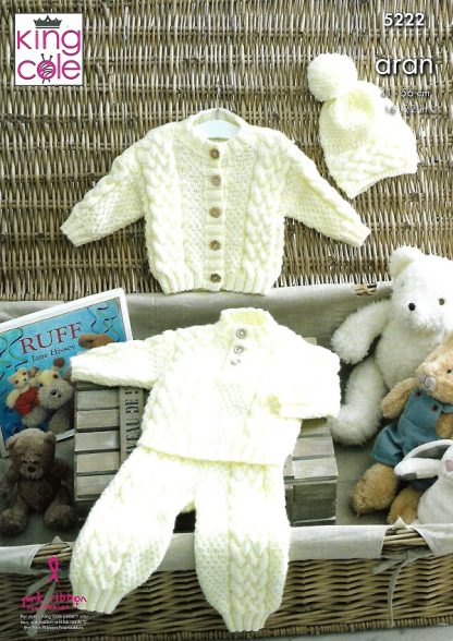 KING COLE 5222 KNITTING PATTERN