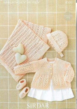 SIRDAR 4508 KNITTING PATTERN