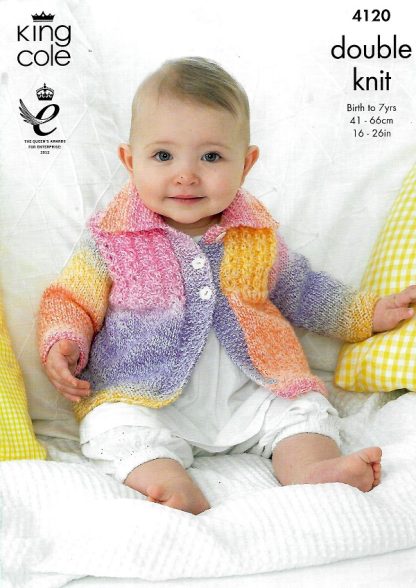 KING COLE 4120 KNITTING PATTERN