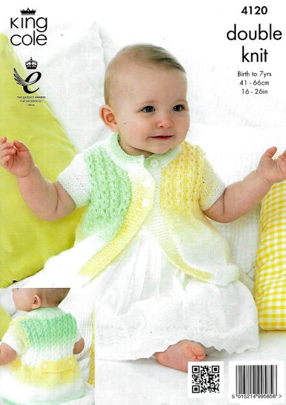 KING COLE 4120 KNITTING PATTERN - Image 2