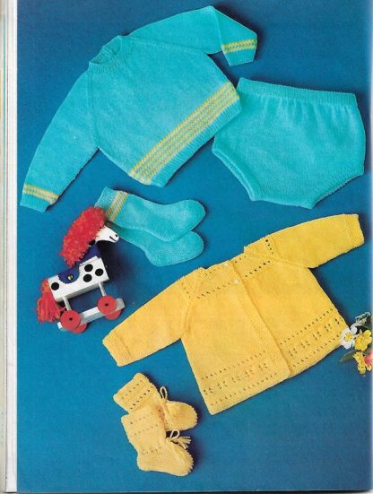 PATONS BABY SCENE VINTAGE KNITTING/CROCHET BOOK - Image 7