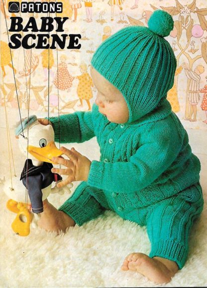 PATONS BABY SCENE VINTAGE KNITTING/CROCHET BOOK - Image 9