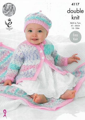 KING COLE 4117 KNITTING PATTERN