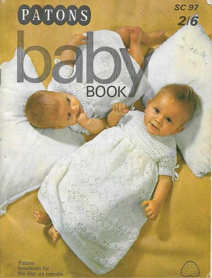 PATONS VINTAGE BABY KNITTING/CROCHET BOOK SC97