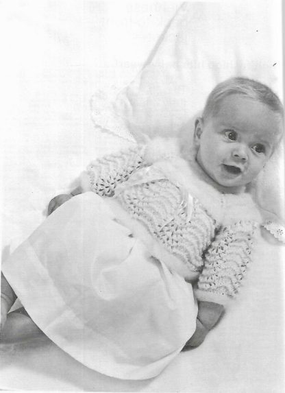 PATONS VINTAGE BABY KNITTING/CROCHET BOOK SC97 - Image 5