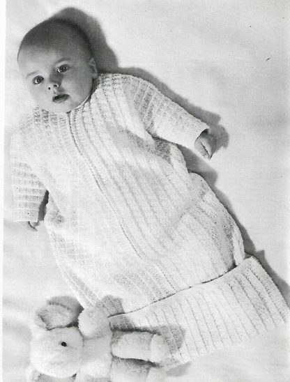 PATONS VINTAGE BABY KNITTING/CROCHET BOOK SC97 - Image 8