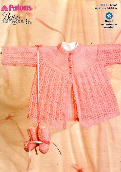 PATONS 3762 KNITTING PATTERN