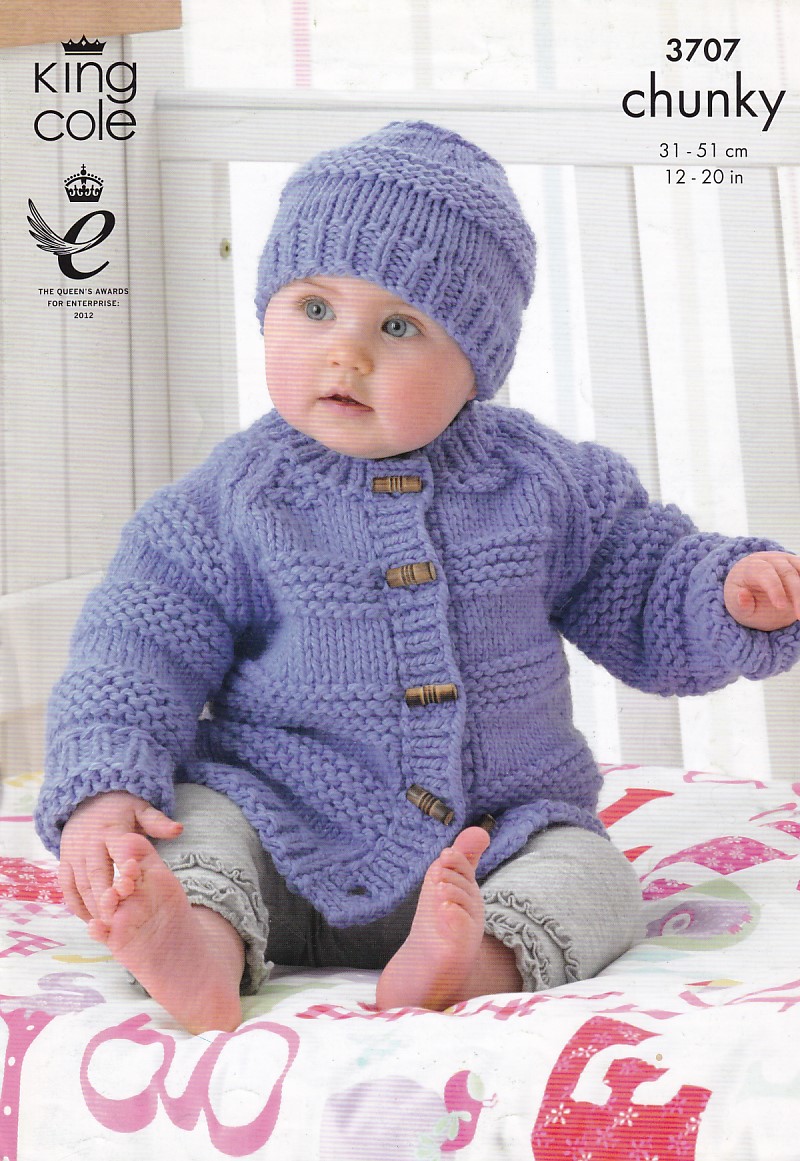 KING COLE 3707 KNITTING PATTERN | Rock The Cradle Patterns