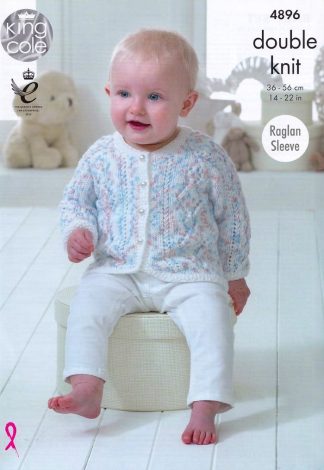KING COLE 4896 KNITTING PATTERN