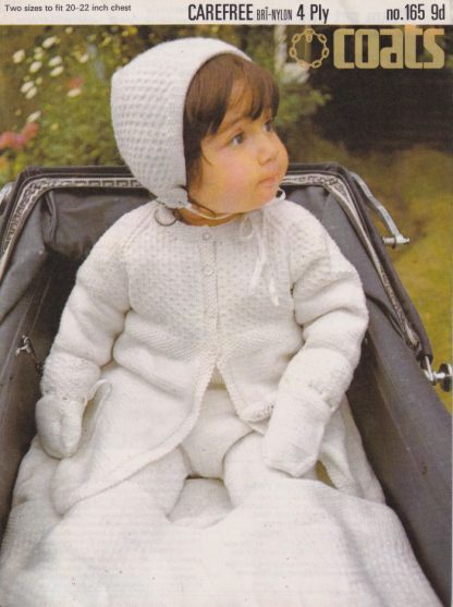 COATS 165 VINTAGE KNITTING PATTERN