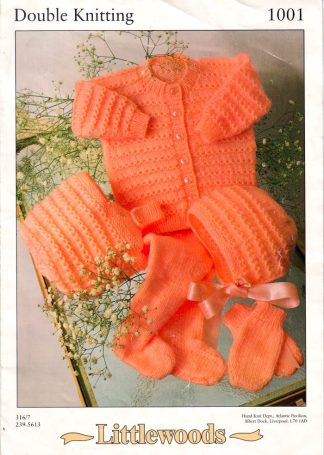 LITTLEWOODS 1001 KNITTING PATTERN