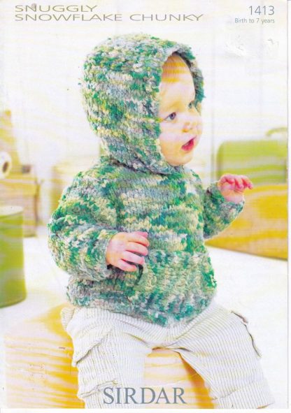 SIRDAR 1413 KNITTING PATTERN