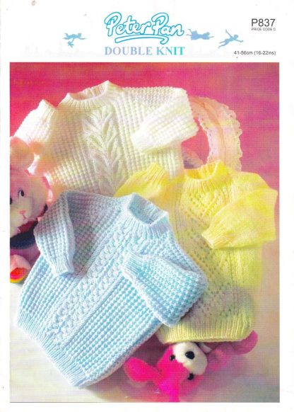 PETER PAN P837 KNITTING PATTERN