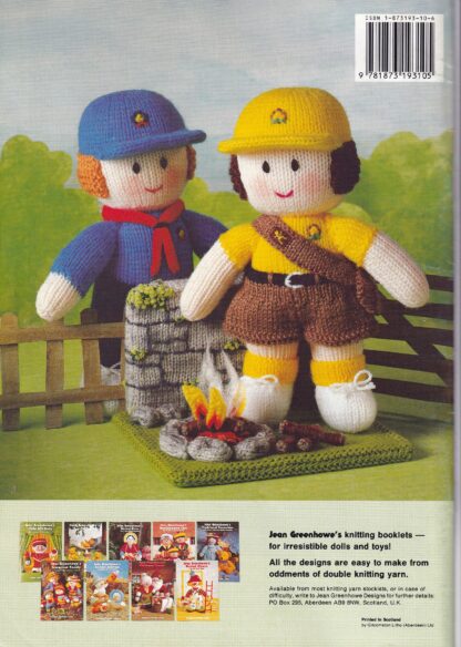 JEAN GREENHOWE MASCOT DOLLS TOY KNITTING BOOK - Image 9