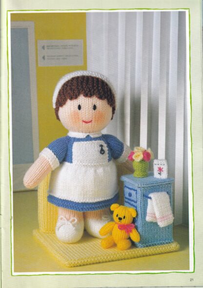 JEAN GREENHOWE MASCOT DOLLS TOY KNITTING BOOK - Image 6