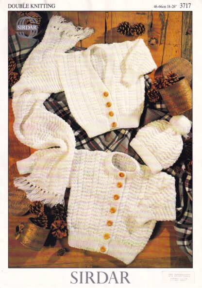 SIRDAR 3717 KNITTING PATTERN