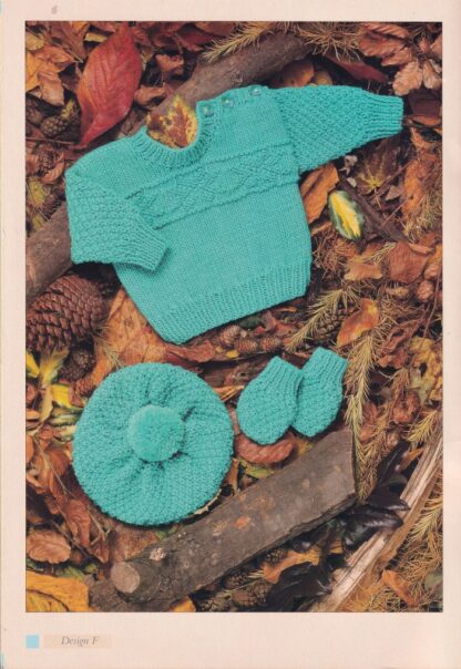 SIRDAR BABY ARAN KNITS BOOK 242 - Image 2