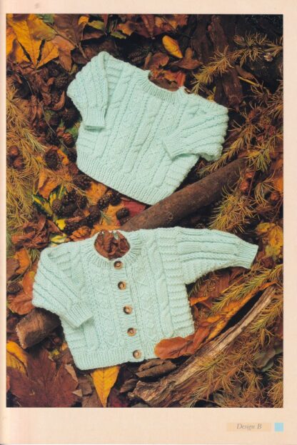 SIRDAR BABY ARAN KNITS BOOK 242 - Image 9