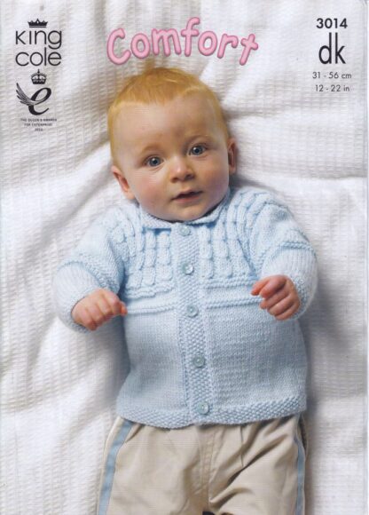 KING COLE 3014 KNITTING PATTERN