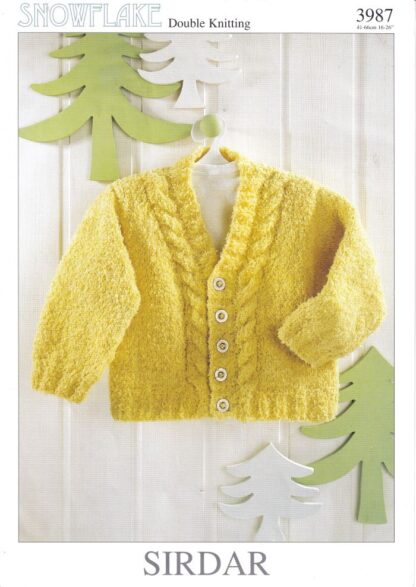 SIRDAR 3987 KNITTING PATTERN