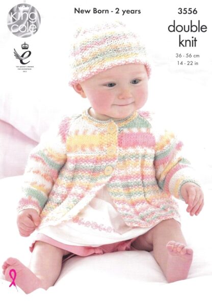 KING COLE 3556 KNITTING PATTERN