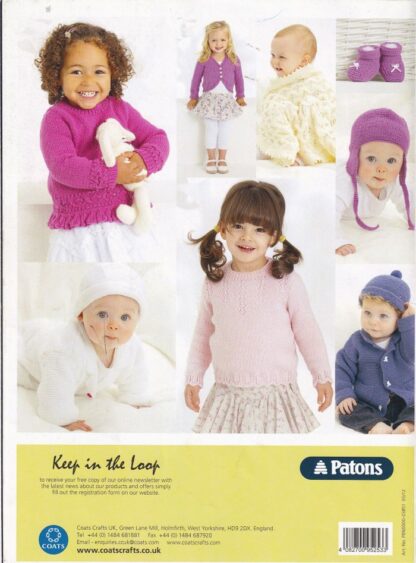 PATONS CLASSIC FAVOURITES FOR BABIES & TODDLER KNITTING BOOK 3851 - Image 9