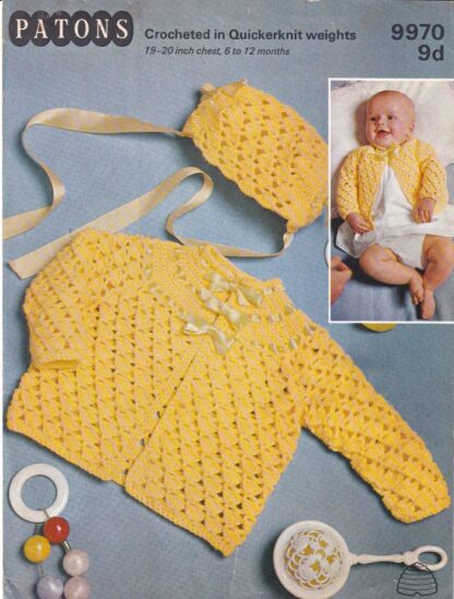 PATONS 9970 VINTAGE CROCHET PATTERN