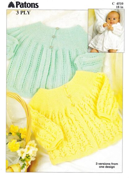 PATONS 4510 KNITTING PATTERN