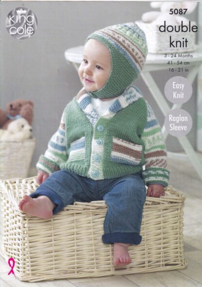 KING COLE 5087 KNITTING PATTERN