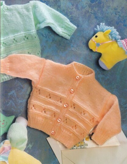 HAYFIELD EARLY ARRIVALS KNITTING BOOK 7114 - Image 2