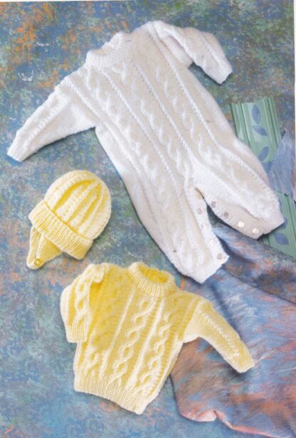 HAYFIELD EARLY ARRIVALS KNITTING BOOK 7114 - Image 4