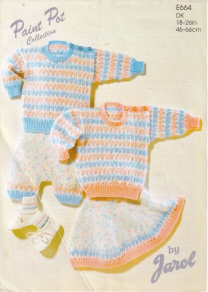 JAROL E664 KNITTING PATTERN