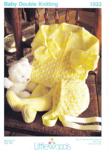 LITTLEWOODS 1033 KNITTING PATTERN