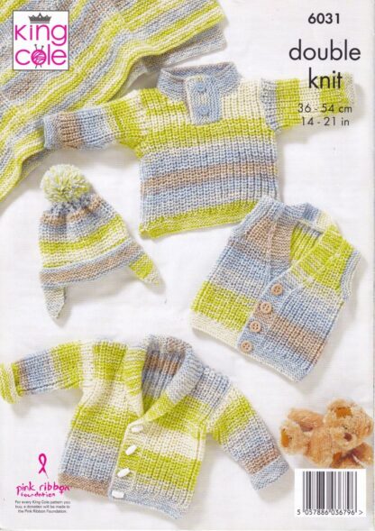 KING COLE 6031 NEW KNITTING PATTERN - Image 2