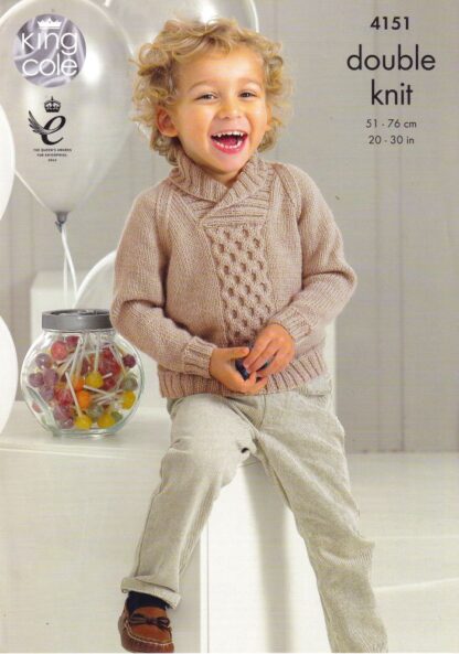 KING COLE 4151 KNITTING PATTERN - Image 2