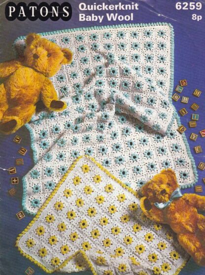 PATONS 6259 VINTAGE CROCHET PATTERN
