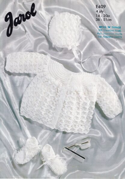 JAROL E409 KNITTING PATTERN